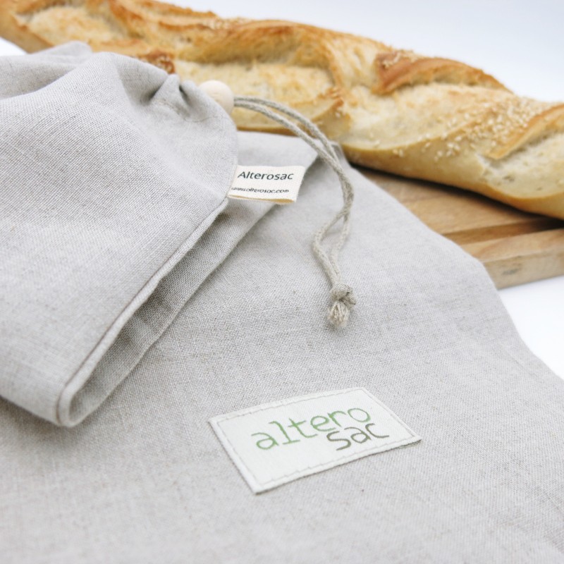 Sac à baguette en lin