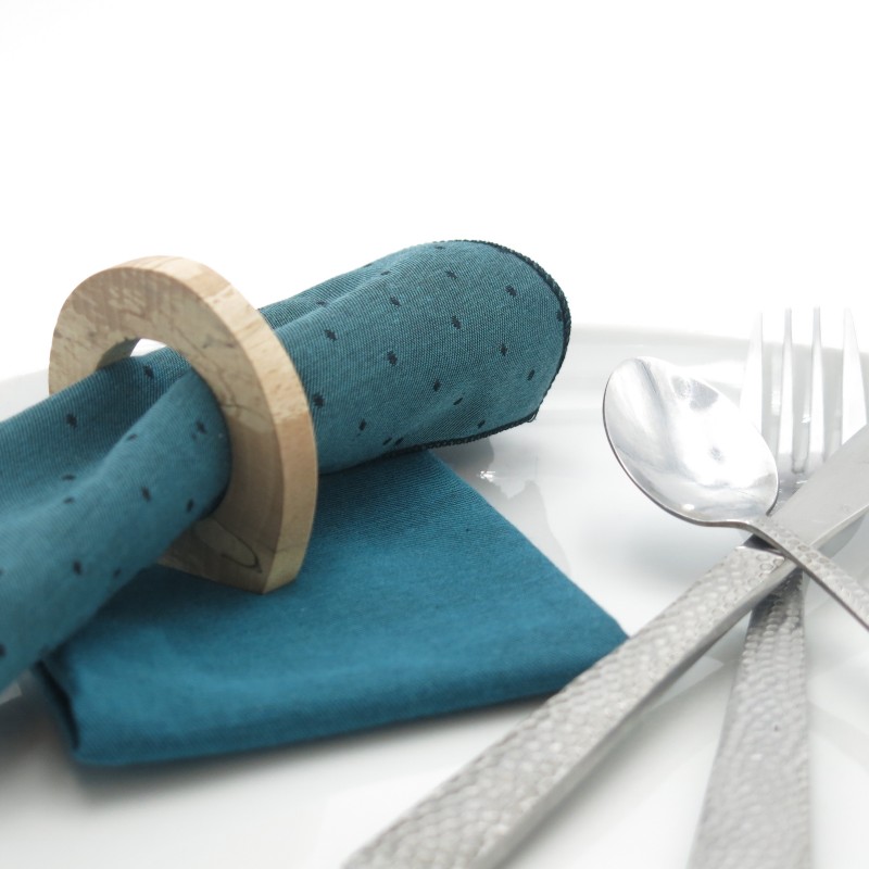 Serviette de table en coton bio - x 2 - certifiée GOTS