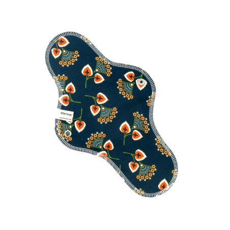 Serviette hygiénique lavable en coton bio - Taille L (flux abondant)