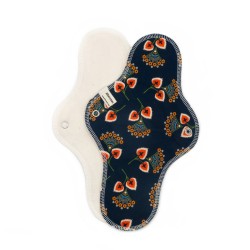 Serviette hygiénique lavable en coton bio - Taille L (flux abondant)