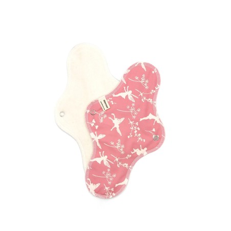 Serviette hygiénique lavable en coton bio - Taille L (flux abondant)