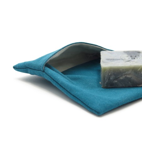 Pochette à savon en coton