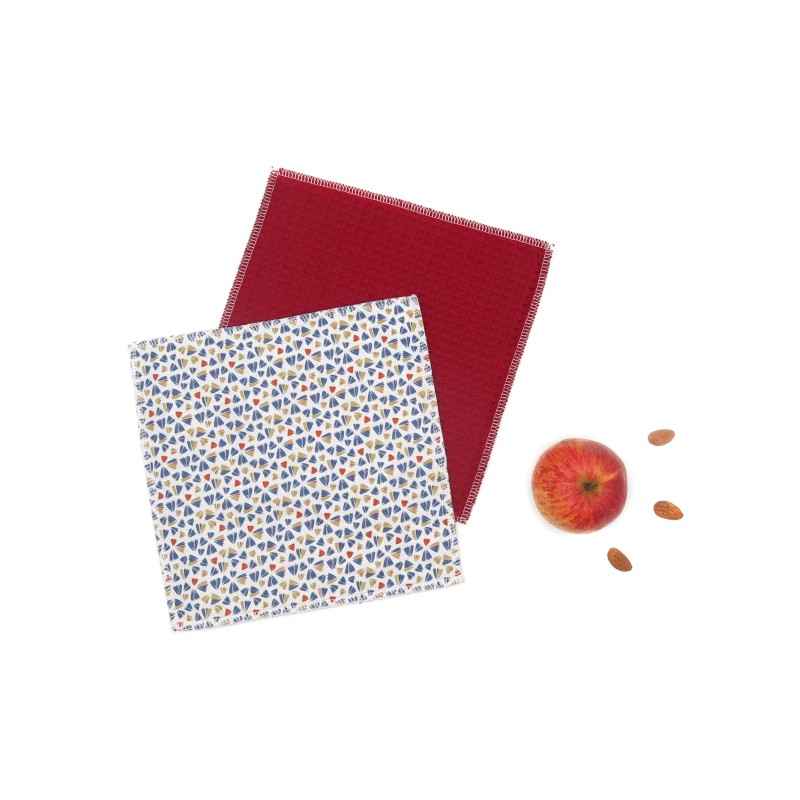 Essuie-tout lavable doublé