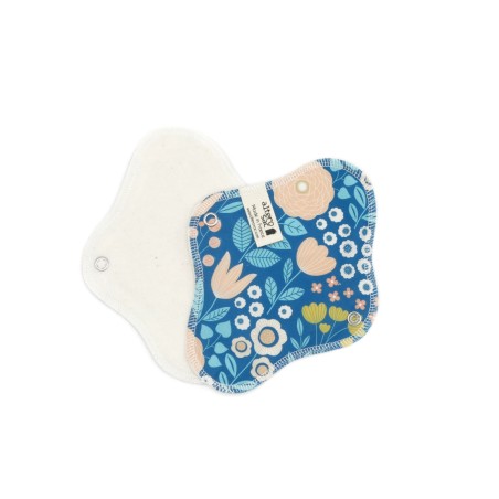 Serviette hygiénique lavable en coton bio - Taille S (flux léger)