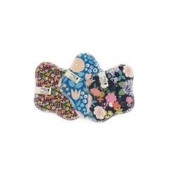 Serviette hygiénique lavable en coton bio - Taille S (flux léger)