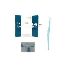Kit voyage - Pochette à savon & Pochette à brosse à dent