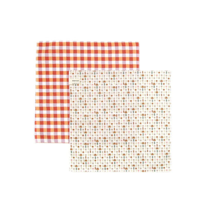 Mouchoir lavable en coton - x 4 - Taille M