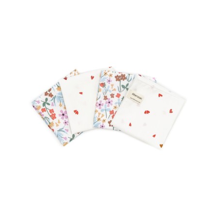 Mouchoir lavable en coton - x 4 - Taille M