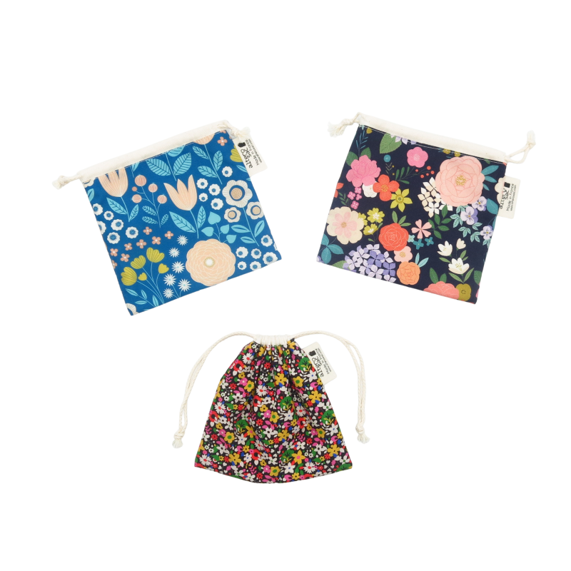 Pochette multi-usage en coton bio - certifiée GOTS