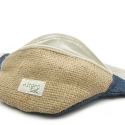 Sac banane en jute upcyclée