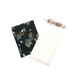 Kit bien-être - bouillotte aux graines de lin et masque de nuit