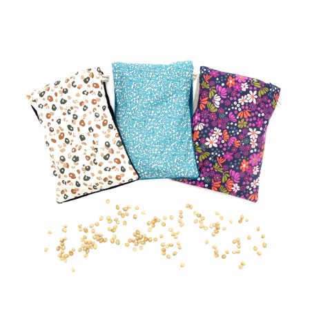 Bouillotte aux graines de lin ou aux noyaux de cerises