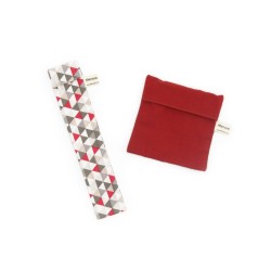 Kit voyage - Pochette à savon & Pochette à brosse à dent