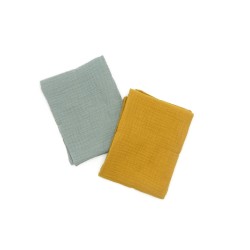 Lange en gaze de coton - x 2