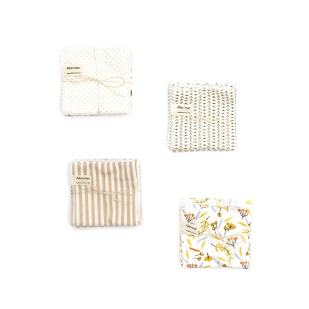 Mouchoir lavable en coton - x 4 - Taille M