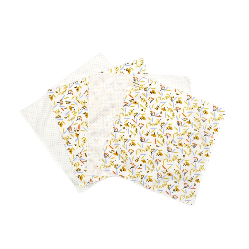 Mouchoir lavable en coton - x 4 - Taille M