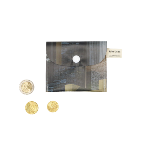 Porte-monnaie en bâche upcyclée