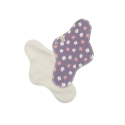 Serviette hygiénique lavable en coton bio - Taille L (flux abondant)