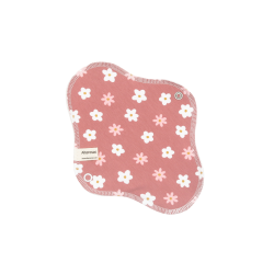 Serviette hygiénique lavable en coton bio - Taille M (flux moyen)