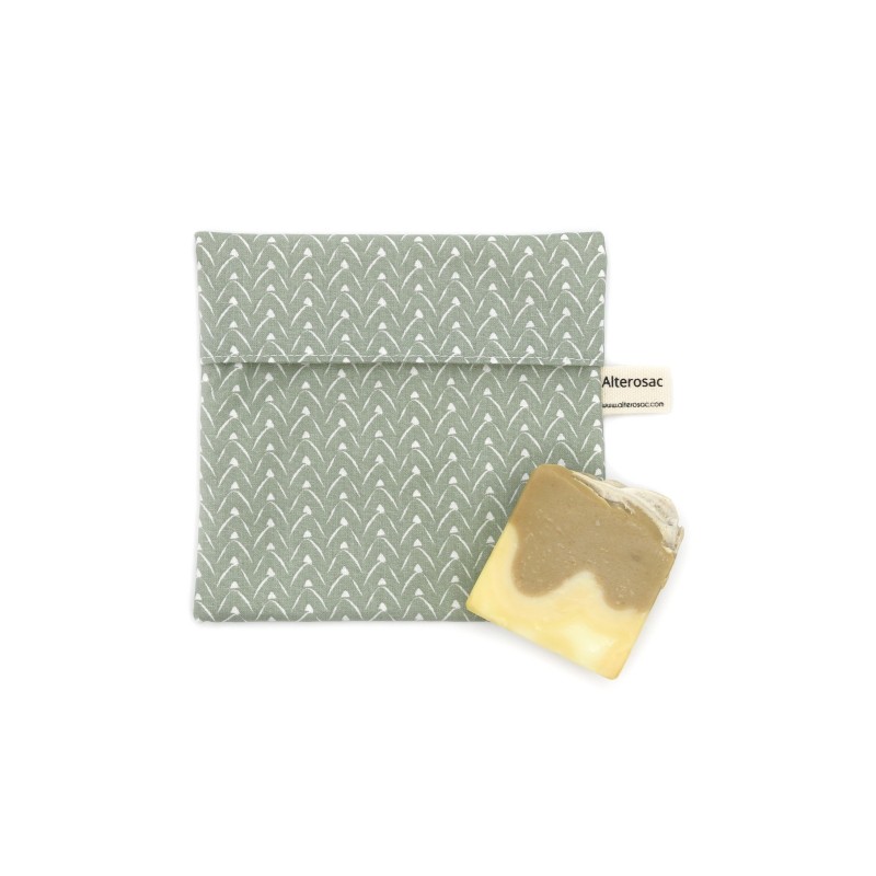 Pochette à savon en coton